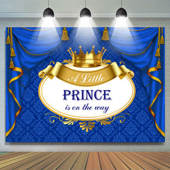 Lofaris A Little Prince Is On The Way Baby Shower Backdrop