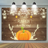 Load image into Gallery viewer, Lofaris A Little Pumpkin Is on The Way Baby Shower Backdrop