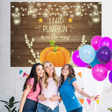 Load image into Gallery viewer, Lofaris A Little Pumpkin Is on The Way Baby Shower Backdrop