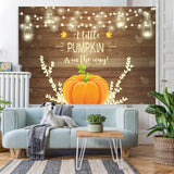 Load image into Gallery viewer, Lofaris A Little Pumpkin Is on The Way Baby Shower Backdrop