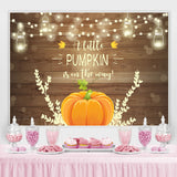 Load image into Gallery viewer, Lofaris A Little Pumpkin Is on The Way Baby Shower Backdrop