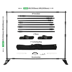 Lofaris PLus Size Adjustable Step and Repeat Backdrop Banner Stand