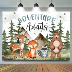 Lofaris Adventure Awaits Animals and Forest Backdrop for Kids