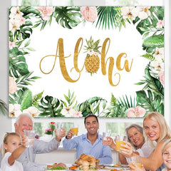 Lofaris Aloha Luau Party Decoration backdrop Summer Theme