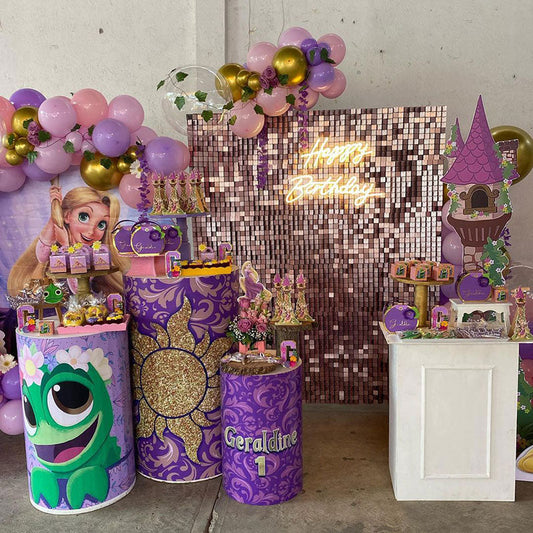 Lofaris Sequin Square Backdrop Decoration Favor For Bridal Shower