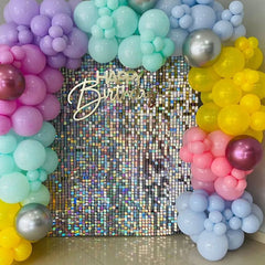 Lofaris Amzaing Party Favor Shimmer Wall Panel Sequins Backdrop for Birthday Baby Shower