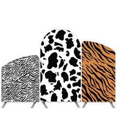 Lofaris Animal Texture Pattern Theme Birthday Arch Backdrop Kit Banner