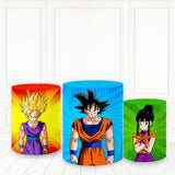 Load image into Gallery viewer, Lofaris Anime Characters For Boy Plinth Cover Happy Birthday Pillar Wrap
