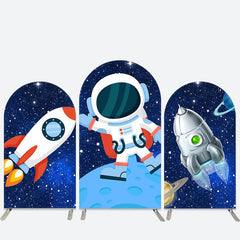 Lofaris Astronaut Galaxy Space Baby Shower Arch Backdrop Kit