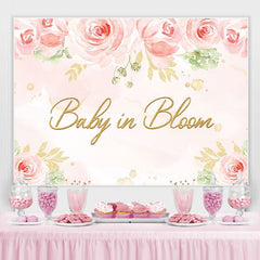Lofaris Baby In Bloom Floral Backdrop for Gender Reveal