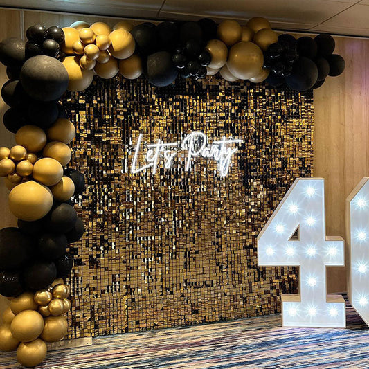 Lofaris Baby Shower Shimmer Wall Panels Glitter Backdrop For Events