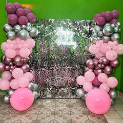 Lofaris Baby Shower Shimmer Wall Panels Glitter Backdrop For Events