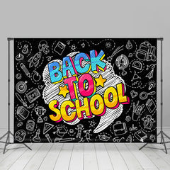 Lofaris Back to School Education Chalkboard Backdrop for Photo
