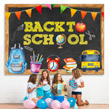 Load image into Gallery viewer, Lofaris Back to School Pencil Drawing Kids Photoshoot Backdrop