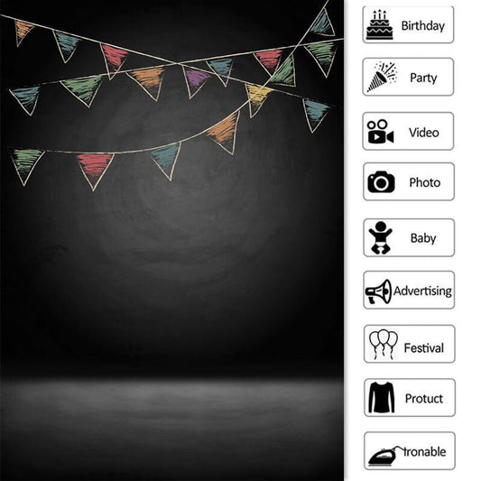 Lofaris Banners blackboard back to school backdrop for students