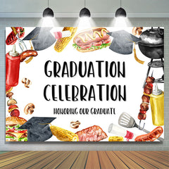 Lofaris Barbecue Party Themed Graduation Celebration Backdrop