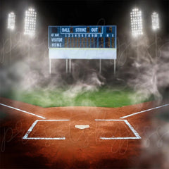 Lofaris Baseball Field Theme Photography Backdrop For Portrait