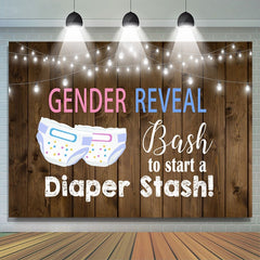 Lofaris Bash To Start A Diaper Stash Theme Baby Shower Backdrop