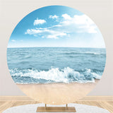Load image into Gallery viewer, Lofaris Beach Sand Sea Blue Sky Summer Theme Birthday Backdrop