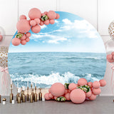 Load image into Gallery viewer, Lofaris Beach Sand Sea Blue Sky Summer Theme Birthday Backdrop
