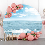 Load image into Gallery viewer, Lofaris Beach Sand Sea Blue Sky Summer Theme Birthday Backdrop