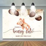 Load image into Gallery viewer, Lofaris Beary Cute Baby Shower Glitter Balloon Backdrop