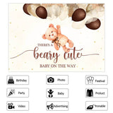 Load image into Gallery viewer, Lofaris Beary Cute Baby Shower Glitter Balloon Backdrop