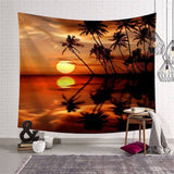 Load image into Gallery viewer, Lofaris Beautiful Sunset Scenery Beach Holiday Wall Tapestry