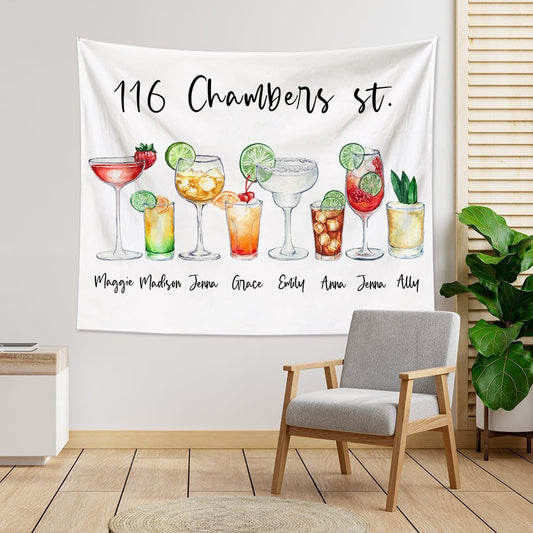 Lofaris Beer Festival Decoration Custom Tapestry From Text