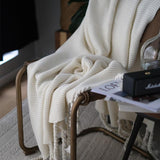 Load image into Gallery viewer, Lofaris Beige Soft Bed Throw Blanket Sofa Versatile