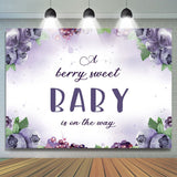 Load image into Gallery viewer, Lofaris Berry Sweet Baby On the Way Backdrop for Shower