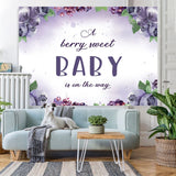 Load image into Gallery viewer, Lofaris Berry Sweet Baby On the Way Backdrop for Shower