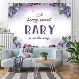 Load image into Gallery viewer, Lofaris Berry Sweet Baby On the Way Backdrop for Shower