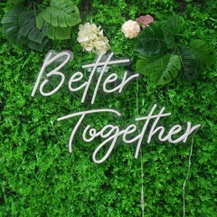 Lofaris Better Together LED Neon Sign Board For Wedding Valentine Party