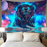 Load image into Gallery viewer, Lofaris Big Lion Trippy Novelty Animal 3D Printed Wall Tapestry