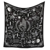 Load image into Gallery viewer, Lofaris Black And White Animal Still Life Family Wall Tapestry