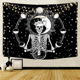 Load image into Gallery viewer, Lofaris Black And White Divination Art Decor Wall Tapestry