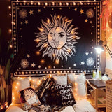 Load image into Gallery viewer, Lofaris Black And White Galaxy Abstract Classic Wall Tapestry