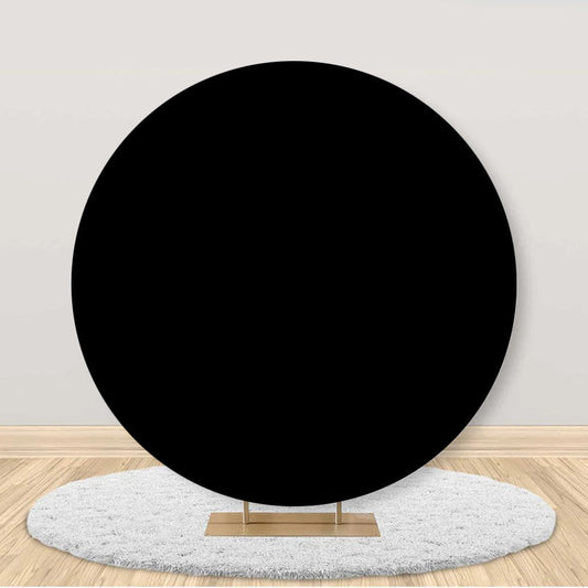 Lofaris Black Circle Photography Event Party Decro Backdrop