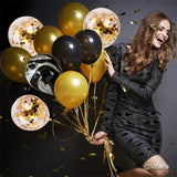 Load image into Gallery viewer, Lofaris Black DIY 50 Pack Balloon Arch Kit | Party Decorations - Gold