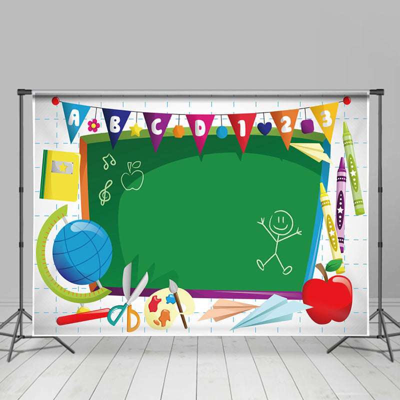 Blackboard Classroom for Kids Backdrop for Photoshoot