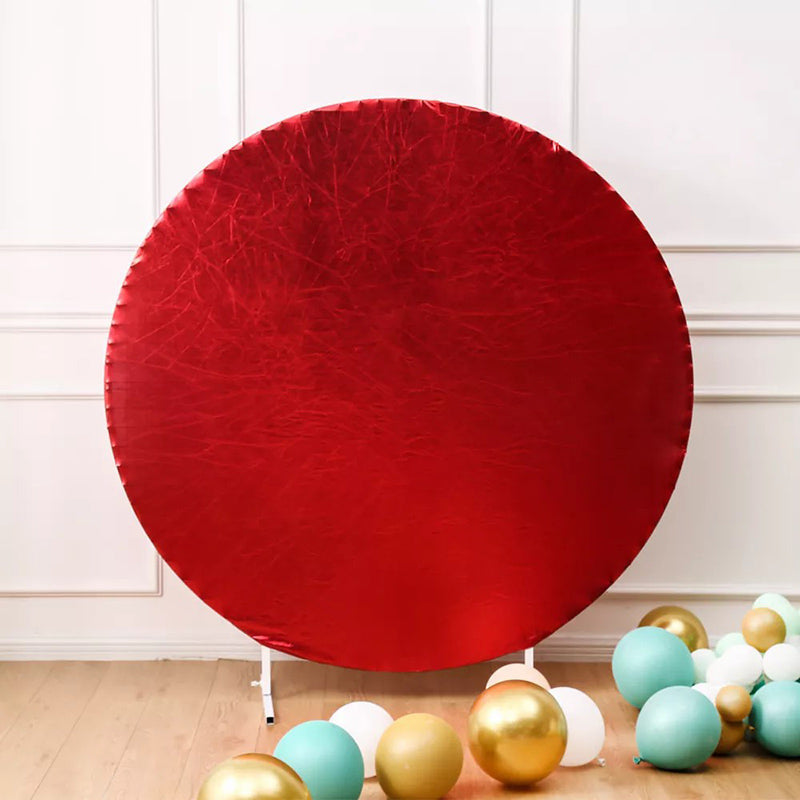 Lofaris Bling Round Metallic Backdrop Various Designs For Events Decoration
