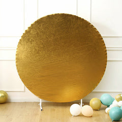 Lofaris Bling Round Metallic Backdrop Various Designs For Events Decoration