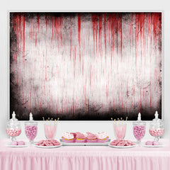 Lofaris Blood-Covered Walls Scary Halloween Party Backdrop