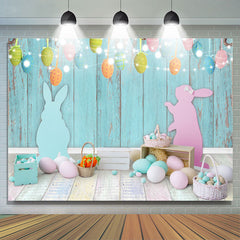 Lofaris Blue Boy Or Pink Girl Wooden Theme Baby Shower Backdrop