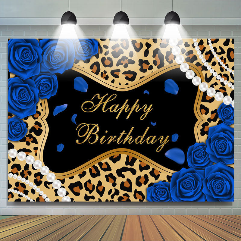 Blue Birthday Roses Happy Birthday Blue Roses