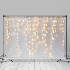 Lofaris Blurred And Shining White Gender Reveal Backdrop