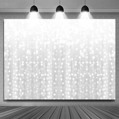 Lofaris Blurry And Silver Glitter Dots Backdrop For Parties