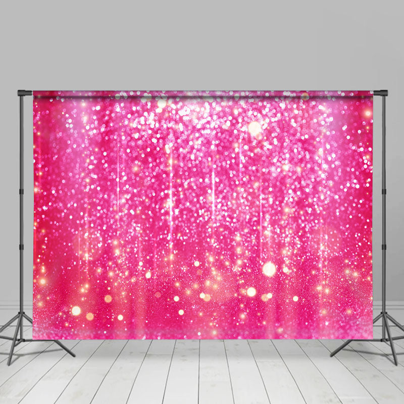 Lofaris Bokeh Hot Pink Glitter Backdrop For Photography