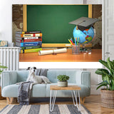 Load image into Gallery viewer, Lofaris Book globe and green blackboard back to school backdrop